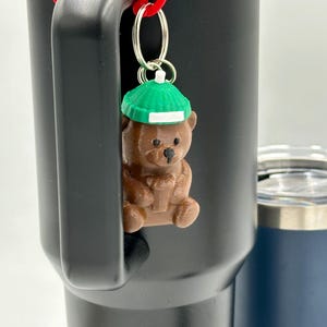 Bearista Bear Keychain, Kaffee-Liebhaber-Geschenk, Feiertags-Schale, Starbucks Bear
