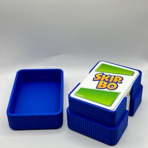 Trading Cards Holder for Card Games, Durable Organizer Box with Lid, Portable Card Storage Case for Game Night Accessories