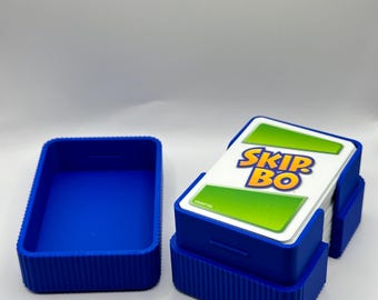 Trading Cards Holder for Card Games, Durable Organizer Box with Lid, Portable Card Storage Case for Game Night Accessories