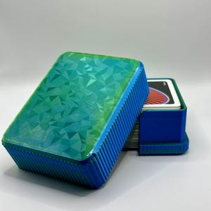 Trading Cards Holder for UNO & Card Games, Durable Organizer Box with Lid, Portable Card Storage Case for Game Night Accessories