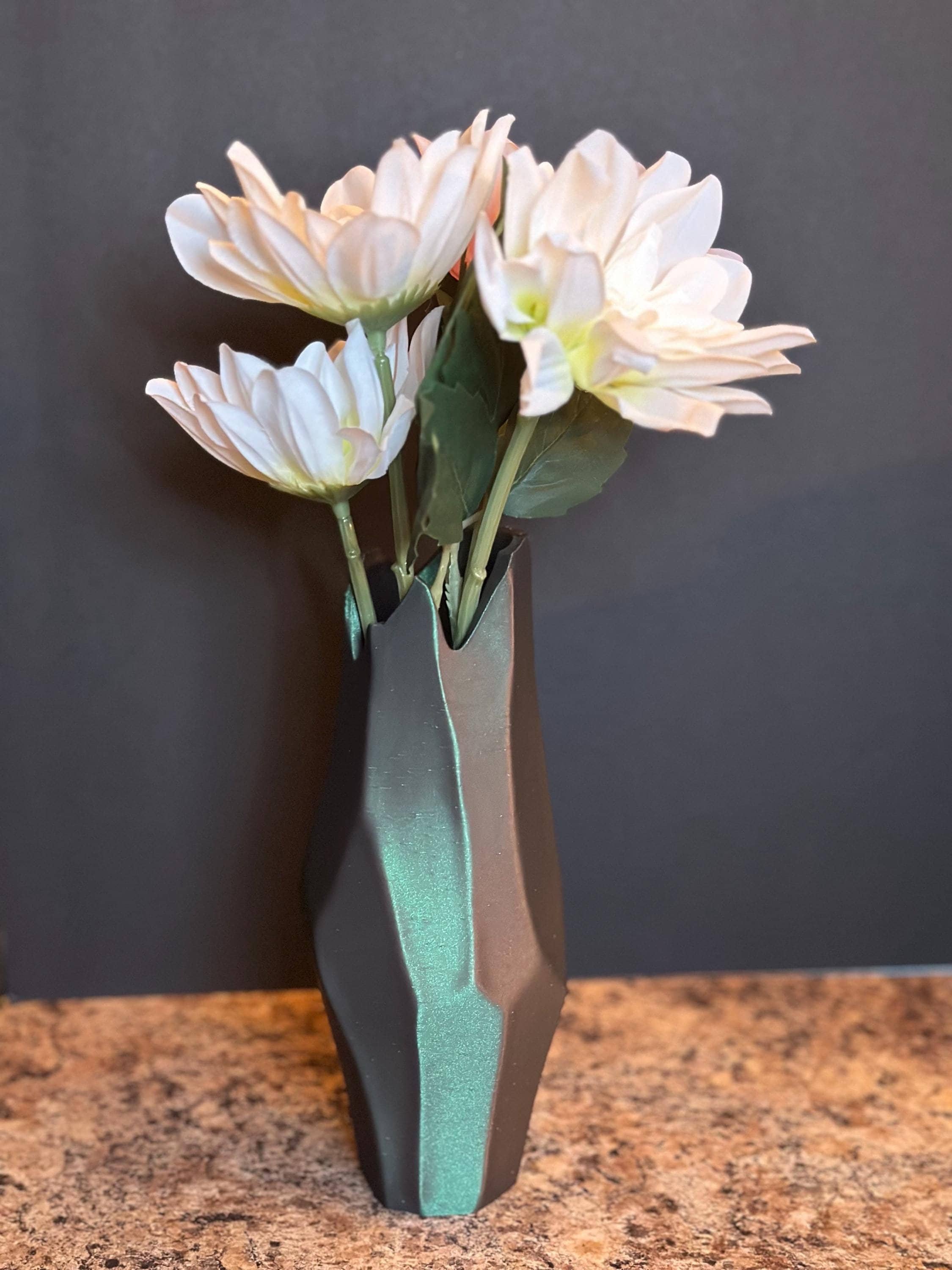 Volcano-Inspired Vase - Modern 3D Printed Home Accent