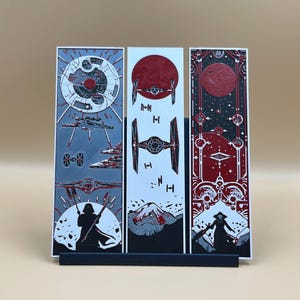 3D Printed Sci-Fi Bookmarks: Geeky Book Lover Gift Set