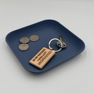 Minimalist Plastic Catchall Tray: Modern Entryway Organizer