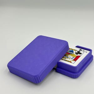 3D Printed Playing Card Deck Holder: Home & Travel Organizer