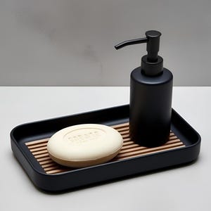 2 Ton Seifenschale Badezimmer Accessoire handgemachte moderne Seife Halter Geschenk