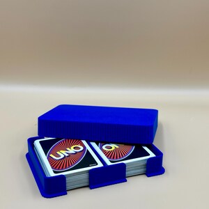 3D Printed Double Playing Card Deck Holder: Home & Travel Organizer image 6