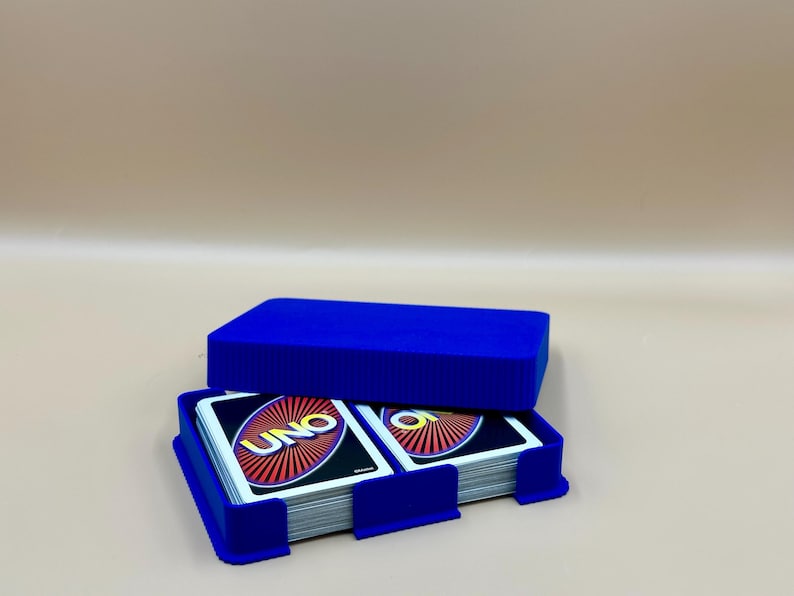 3D Printed Double Playing Card Deck Holder: Home & Travel Organizer image 6