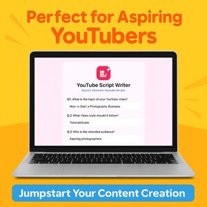 AI Youtube Script Writer – Easy One-click Webpage Tool | Create ...