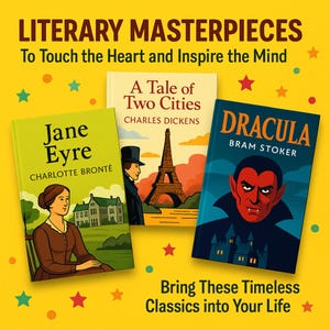 Ageless Stories And Novels V3 | Timeless Classic Books with PLR | Editable, Rebrandable eBook Collection for Resale