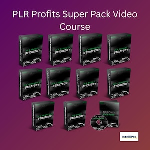 PLR Profits Super Pack Video Course – Editable MP4s + Reseller Kit + Private Label Rights