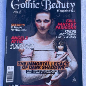 Gothic Beauty Magazine Issue 37 - The Immortal Legacy of Dark Shadows - Pre-Owned - Excellent  Condition