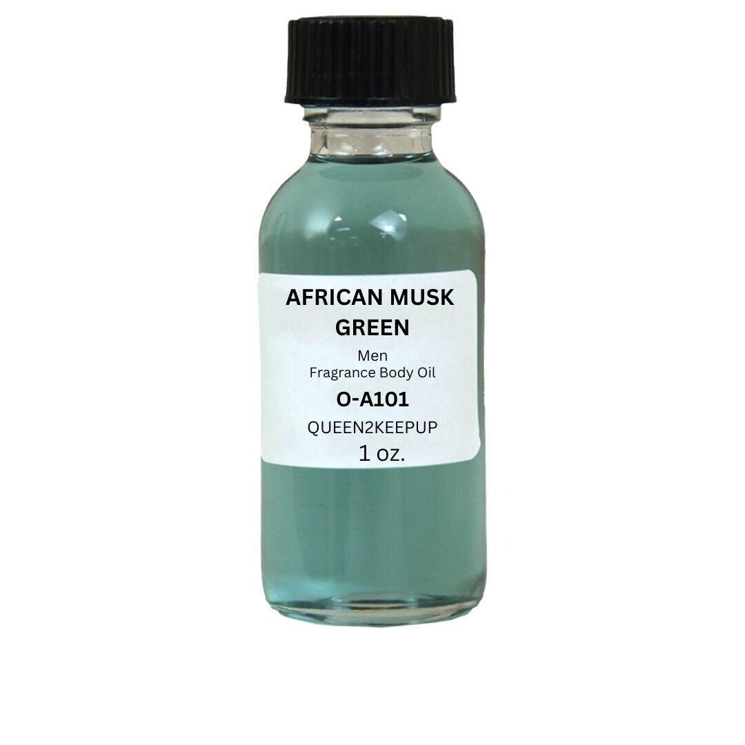 African Musk Green (men) Body Oil 1 Oz Fragrance All Natural Scent - Etsy
