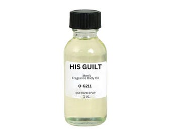 His Guilt (Men) Body Oil 1 oz Fragrance All Natural Scent