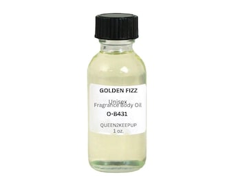 Aceite corporal Golden Fizz (unisex) 28 g. Fragancia totalmente natural.