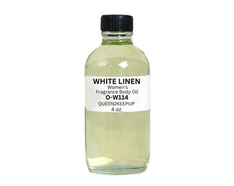 Aceite corporal White Linen (para mujer) 118 ml. Fragancia similar. Aroma totalmente natural.