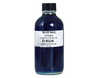 Blue Nile Unisex Body Oil Fresh Floral Clean Fragrance Scent 4 oz
