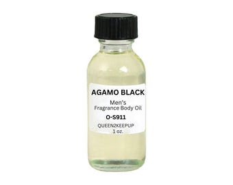 Aceite corporal Agamo Black (para hombre) 28 g. Fragancia totalmente natural.