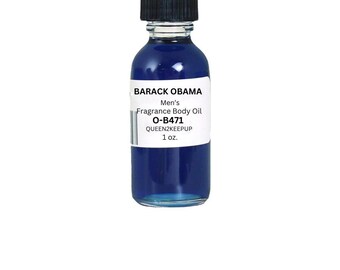 Barack Obama (Men) Body Oil 1 oz Fragrance Similar All Natural Scent