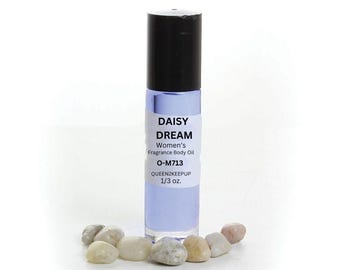 Aceite corporal Daisy Dream (para mujer) 10 ml Fragancia totalmente natural 1/3 oz Roll-On Aroma