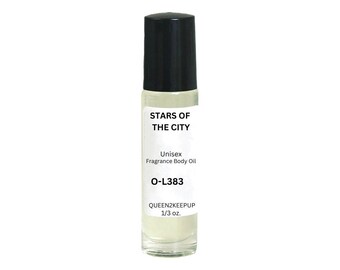 Aceite corporal Stars of the City (unisex) 10 ml Fragancia Totalmente natural 1/3 oz Roll-On