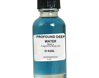 Aceite corporal Profound Deep Water (para hombres) 28 g (1 oz) Fragancia totalmente natural
