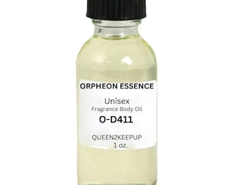 Orpheon Essence Unisex Body Oil Clean Powdery and Elegant Fragrance Scent 1 oz