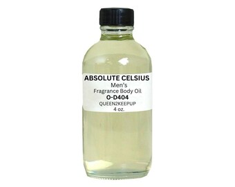 Absolute Celsius (Men) Body Oil 4 oz Fragrance All Natural Scent