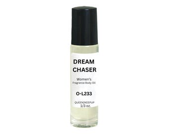 Aceite corporal Dream Chaser (para mujer) 10 ml. Fragancia totalmente natural. 1/3 oz. Roll-on.