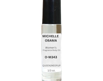 Michelle Obama (Women) Body Oil 10 ml Fragrance Similar All Natural 1/3 oz Roll-On Scent