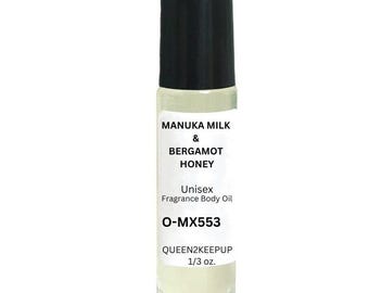 Manuka Milk & Bergamot Honey Unisex Body Oil Comforting Pure Warmth Roll-On