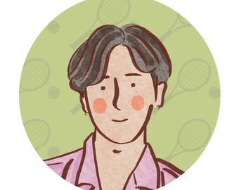 Custom Cartoon Avatar Icon: Hand-Drawn Social Media Profile Picture (Digital Download, 8000x8000 px PNG)
