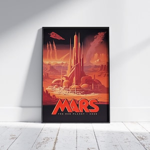 Retro Mars-reisprint