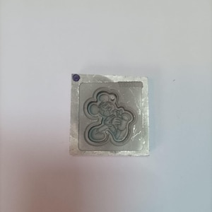 metal steel mold mould die plate jewellery mickey mouse saxophone vintage original disney collectible rare pendant