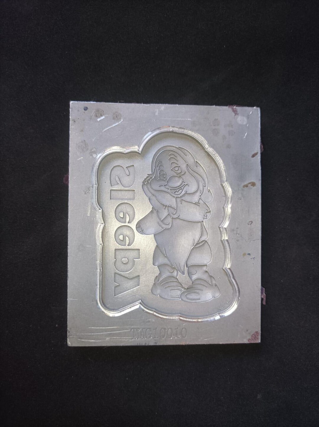 Original Disney Snow White 7 Drawfs Metal Proof Plate Die Injection ...