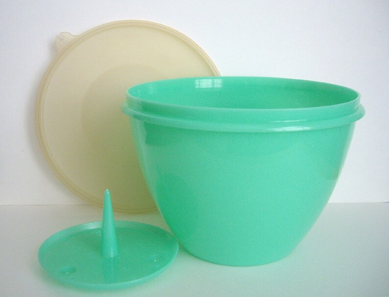 Jadite Green 70's Tupperware Storage Bowl Lettuce Etsy
