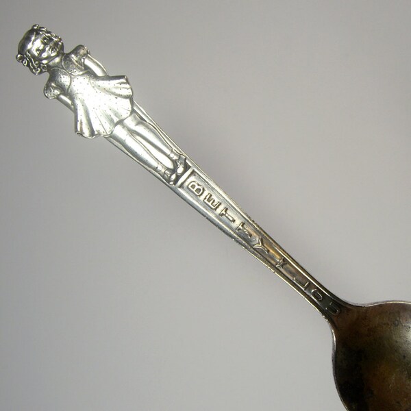 Vintage Collectible Spoon, Betty Lou, 1930's, Carlton Silverplate, Flatware, Tableware, Quaker Party Radio Show