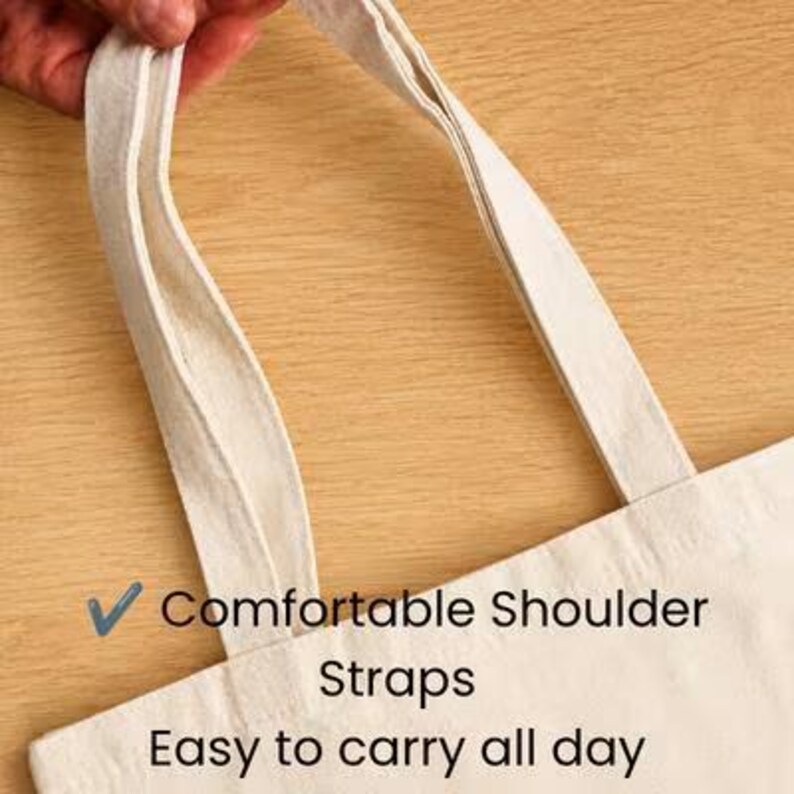 Books and Chocolate Tote Bag, Book Lover Gift, Funny Reader Canvas Bag image 4