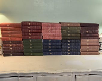 Harvard Classics Renaissance Edition Full 50 Volume Set- 750 dollars , Volume 40 rare miscolor