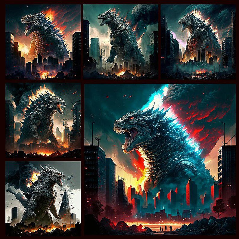 Godzilla Clip Art Godzilla PNG Add a Pop of Spookiness to Your ...