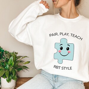 Registered Behavior Technician Sweatshirt, ABA Therapist Hoodie, Autism Awareness Shirt, Cute RBT Graduation Gift, BCBA Tee