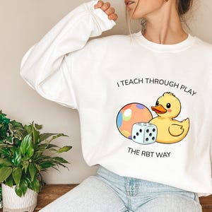 RBT Therapist Sweatshirt, Registered Behavior Technician, ABA Therapy Shirt, Autism Teacher Tee, BCBA Shirt, Sped Teacher Gift