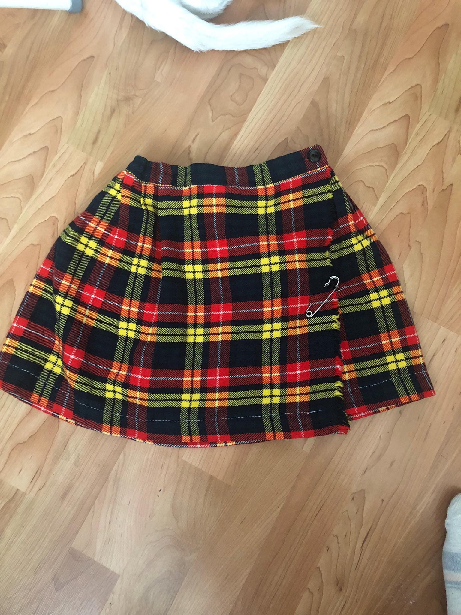 80s SEARS plaid pleats skirt toro fizz Vintage Sears Skirt - Etsy
