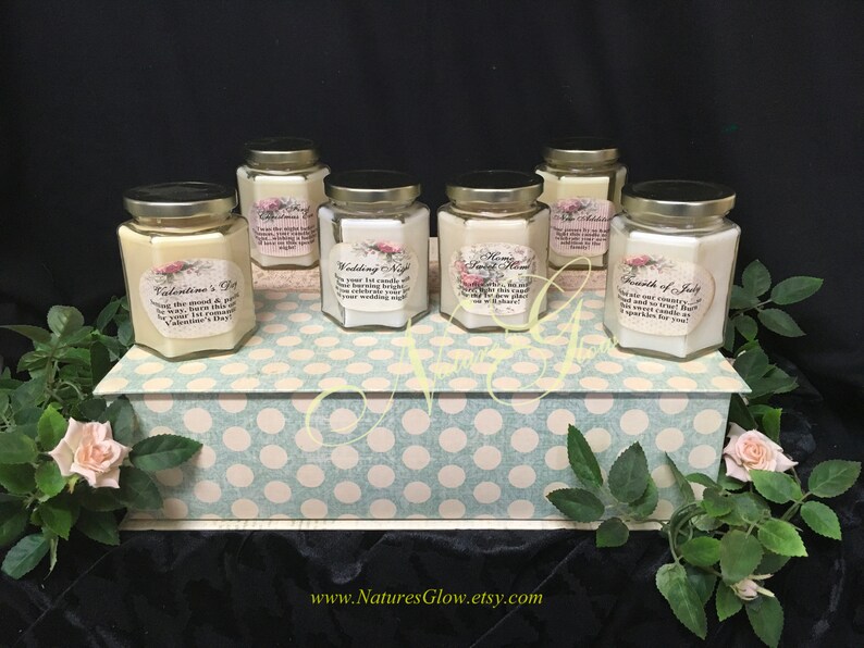 Bridal Shower Gift with Candle Poem Candle Gift Set Marriage Etsy