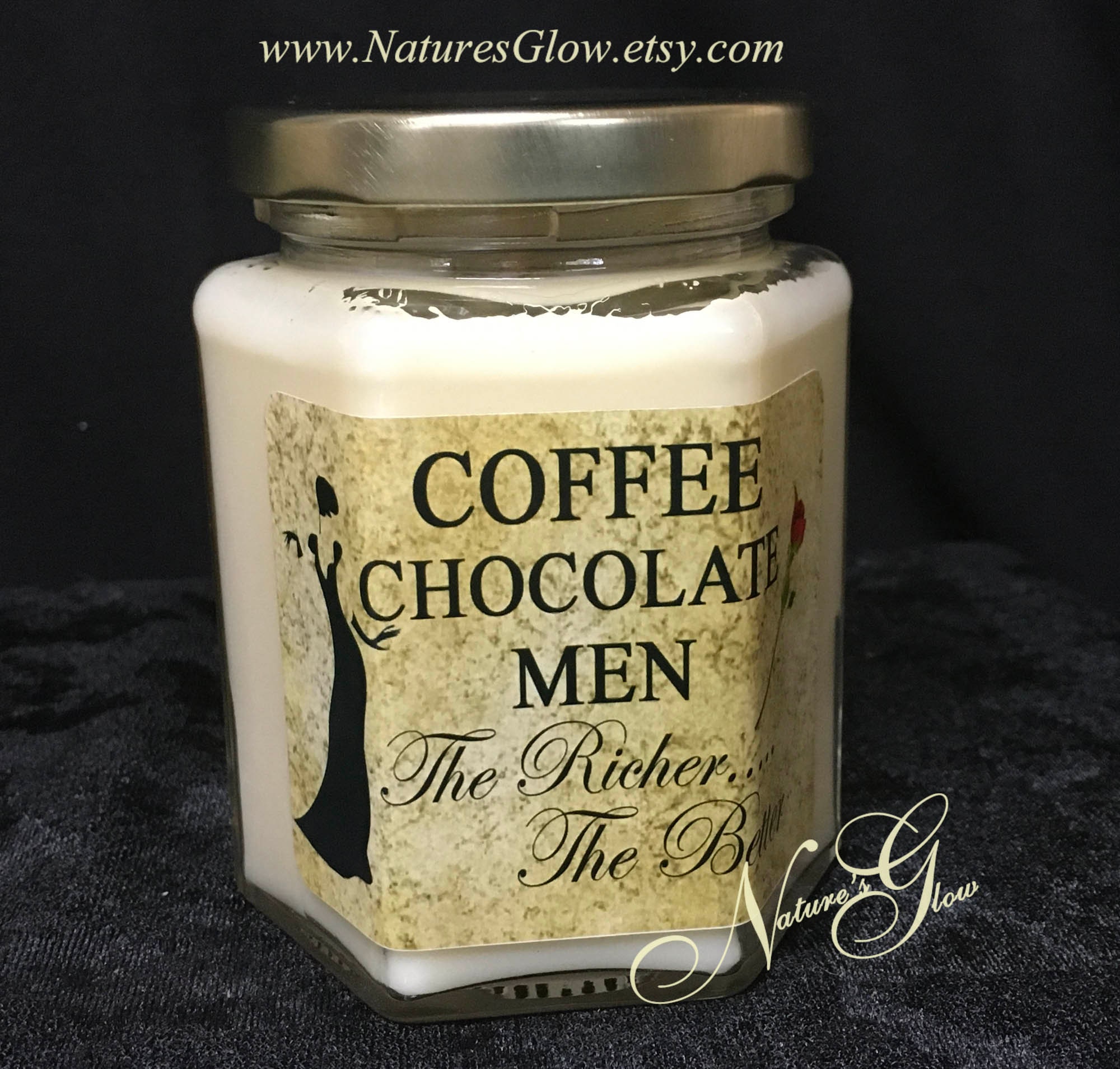 Coffee Candle Gift Set Funny Candle Quote Café Mocha Coffee Etsy