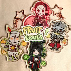 Soulsborne Fruit 7cm Acrylic Keychains