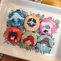 Soulsborne 44mm Soft Touch Button Pins product logo