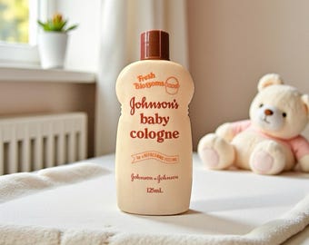 Johnson's Baby Cologne - Fresh Blossoms - For A Refreshing Feeling - Vintage J&J
