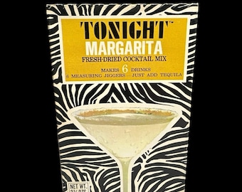 Mezcla para cóctel Vintage TONIGHT MARGARITA - Rinde 6 bebidas - Sellado NOS