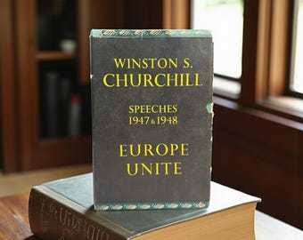 Winston Churchill 6 Volume Gilded Leather Set, World in Crisis