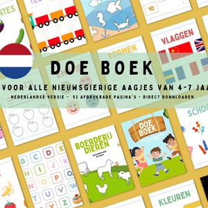 Nederlands geschreven DOE BOEK